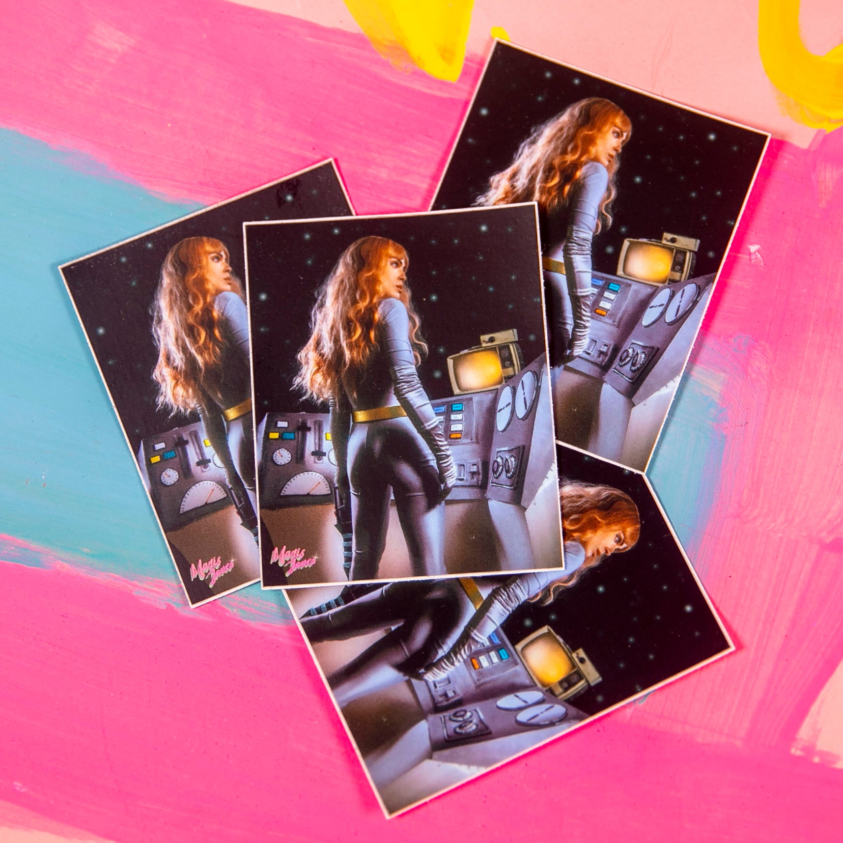 Space Martini Vinyl Sticker