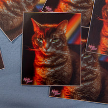 Load image into Gallery viewer, Rainbow Cat Sticker
